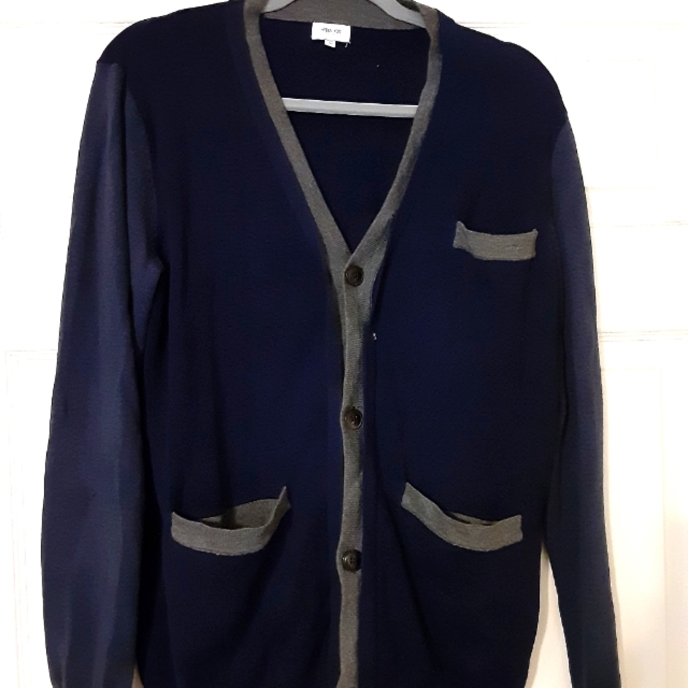 Hyden yoo varsity colorblock relaxed cardigan